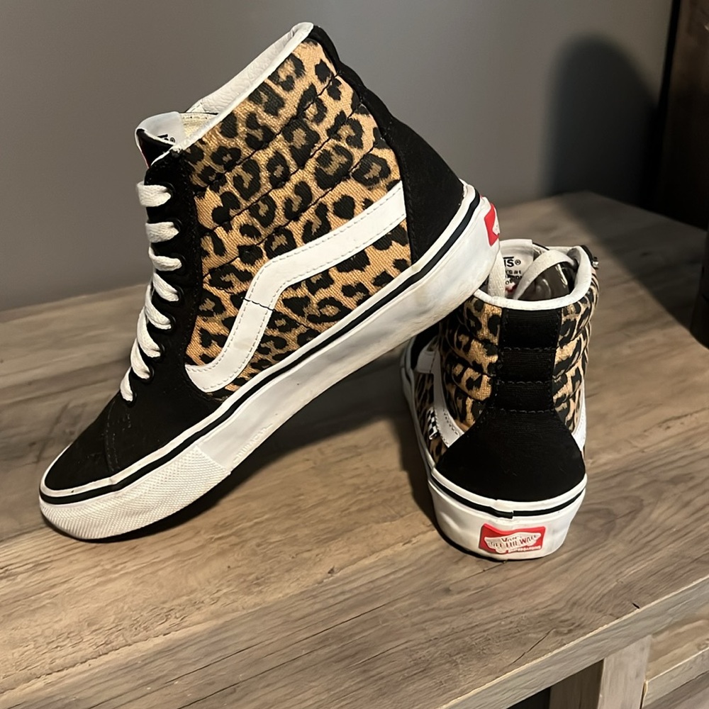 Cheetah Print Custom Vans - image 4